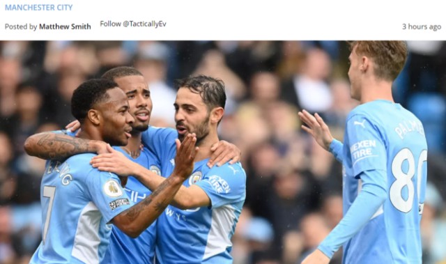  曼城中场核心伤愈复出助力球队横扫沃特福德