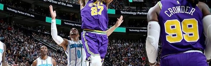  戈贝尔18篮板爵士力克魔术  