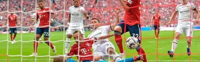  拜仁格雷茨卡头球破门，德甲高空轰炸战术再现威力